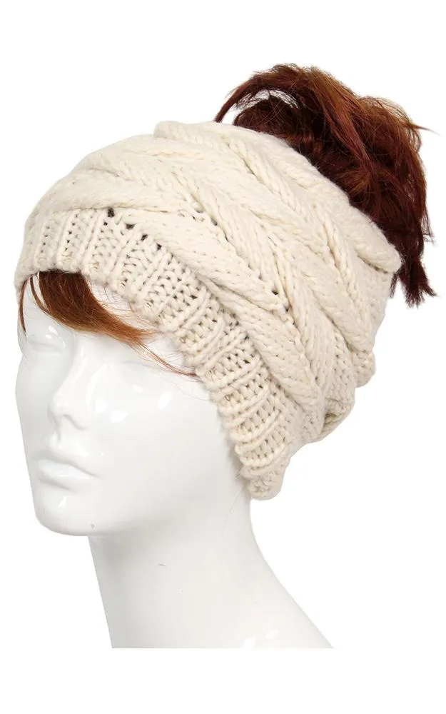 EAH9167 Knit Messy Bun