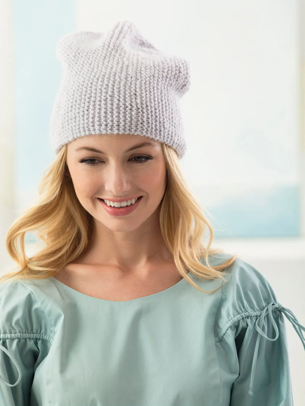 Easy Shaped Hat (Knit)