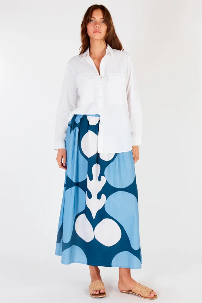 Elsa Skirt Negrita Blue