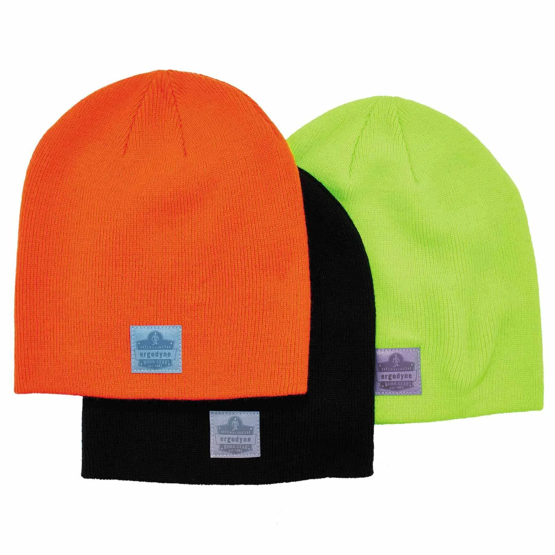 Ergodyne 16813 6812  Lime Rib Knit Beanie