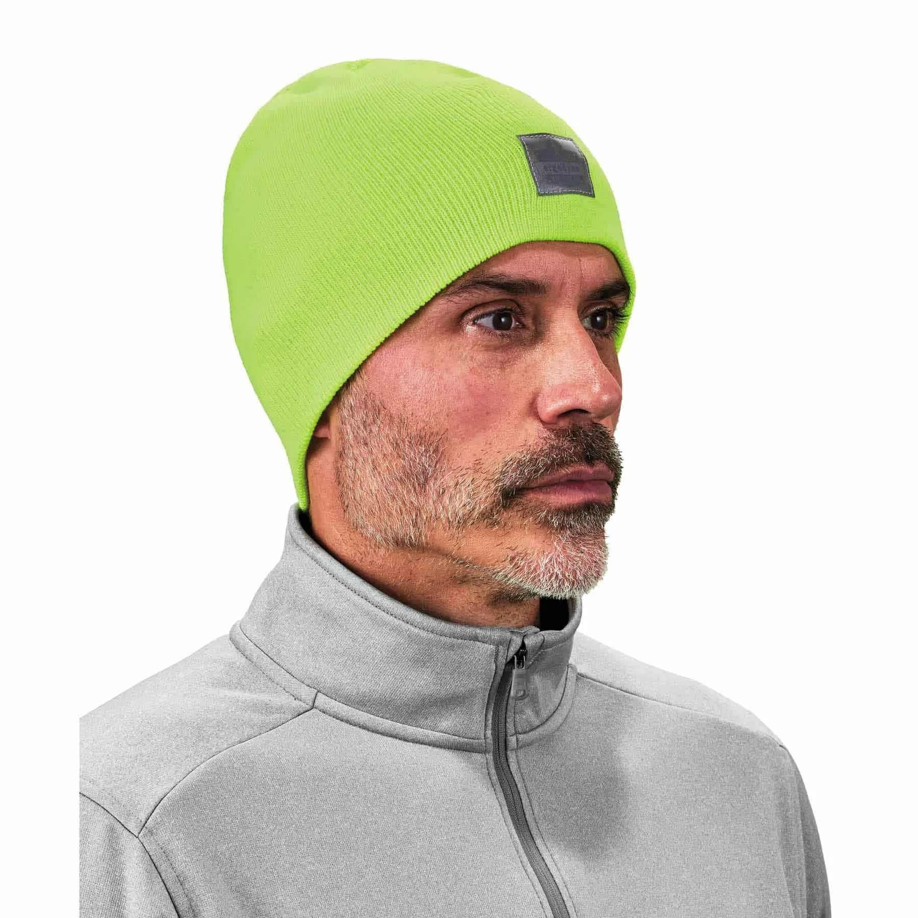 Ergodyne 16813 6812  Lime Rib Knit Beanie