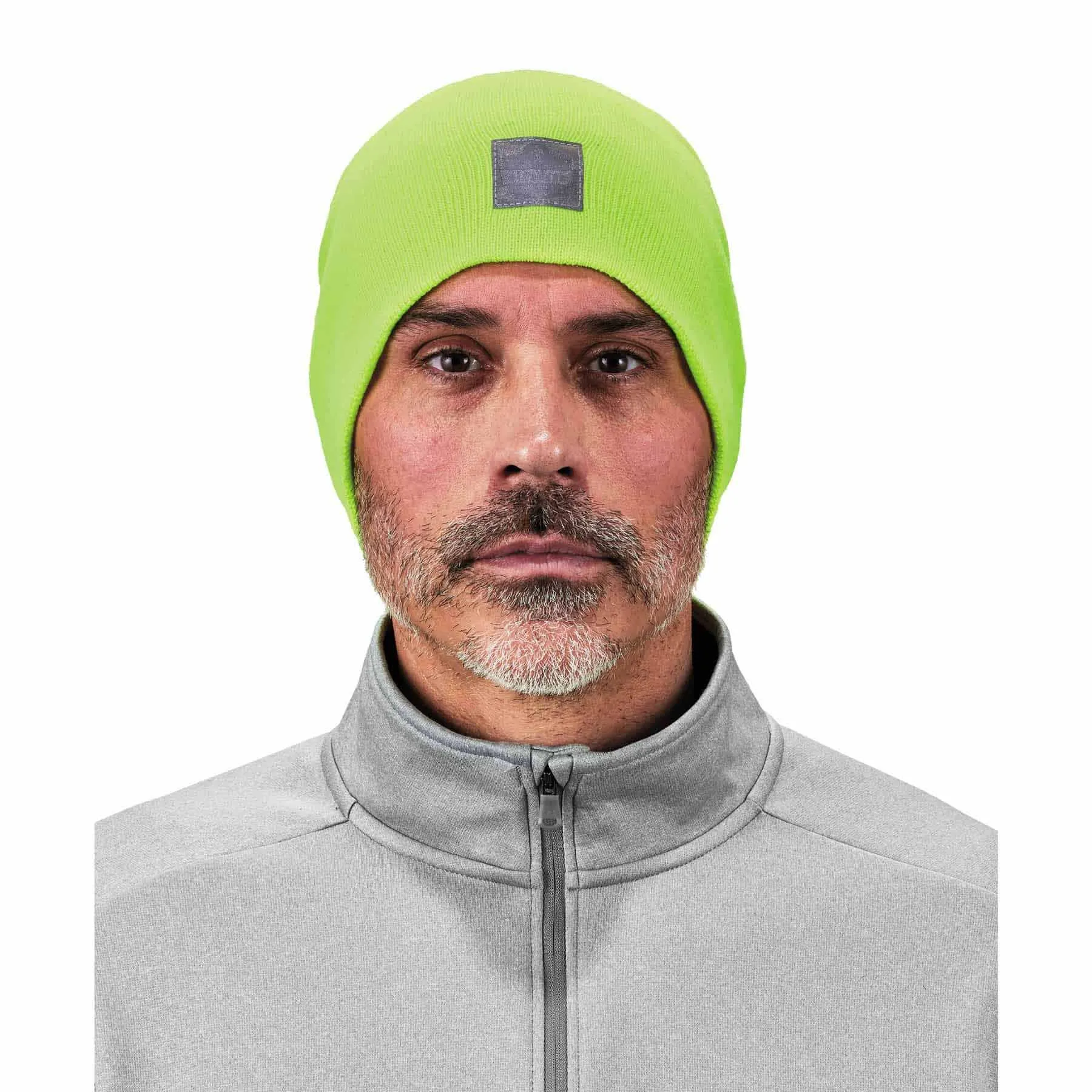 Ergodyne 16813 6812  Lime Rib Knit Beanie