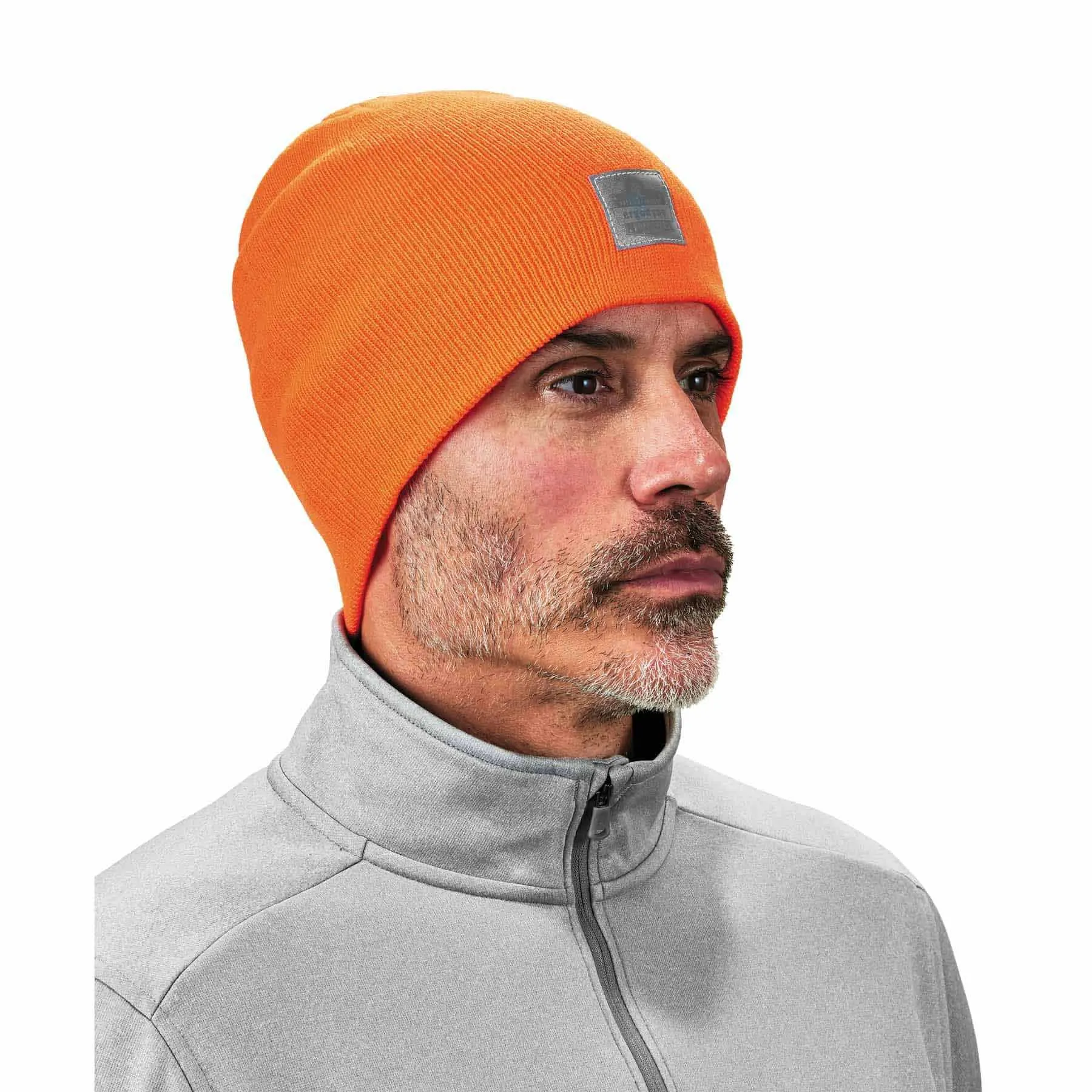 Ergodyne 16814 6812  Orange Rib Knit Beanie