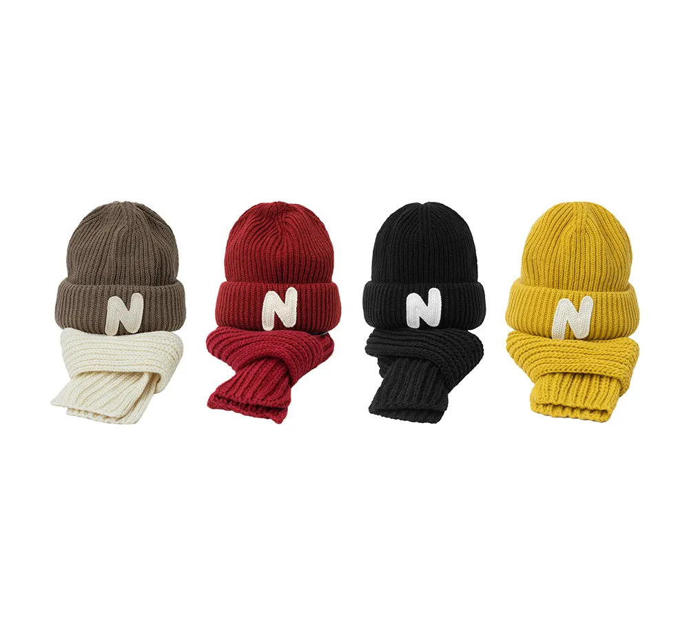 EVERAU® Kids Beanie and Scarf Gift Set Snoh