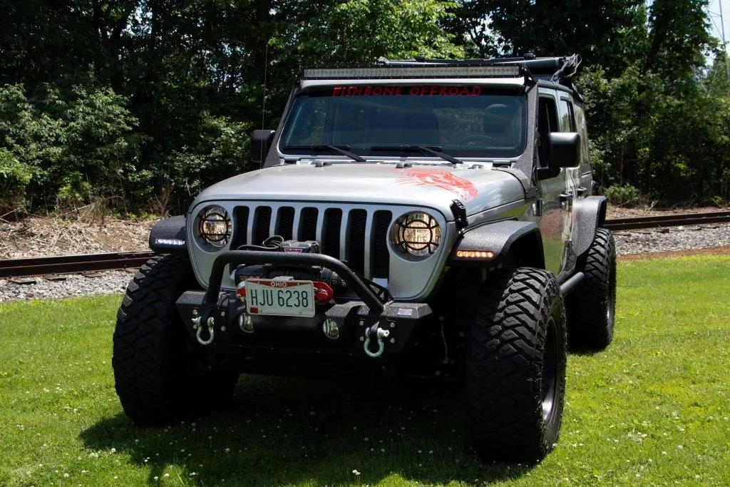 Fishbone Offroad 2018-Current JL Wrangler (2-Door) Elite Rear Tube Fenders - Steel