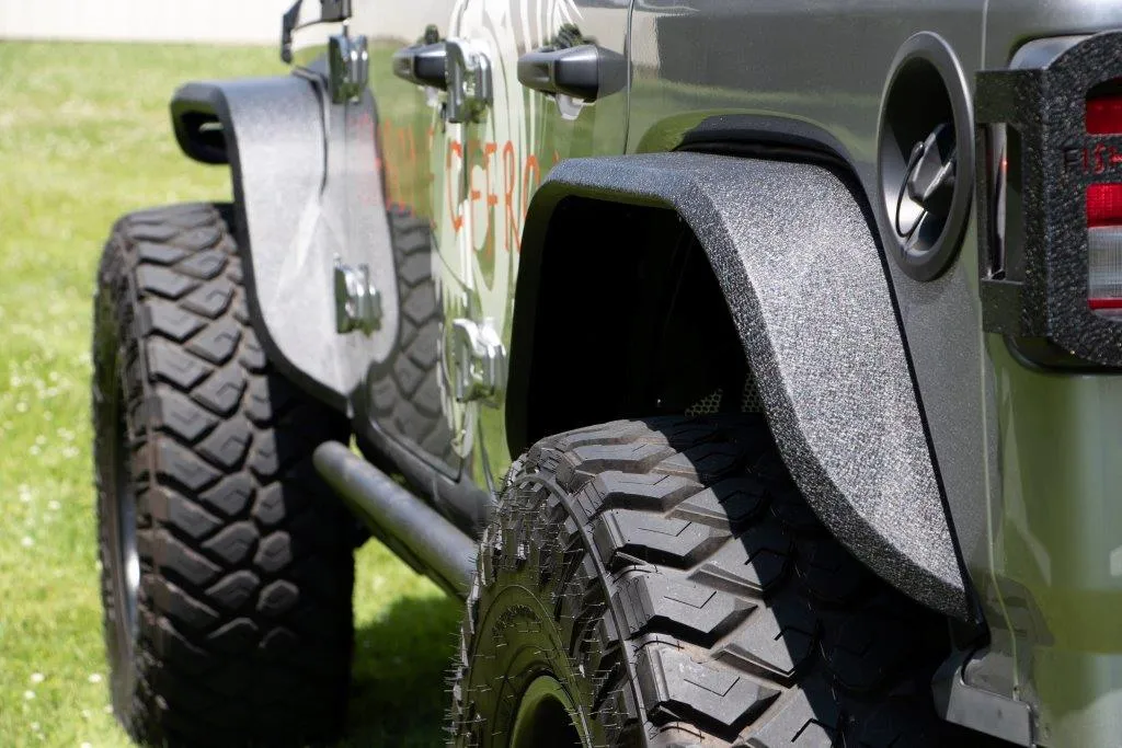 Fishbone Offroad 2018-Current JL Wrangler (2-Door) Elite Rear Tube Fenders - Steel