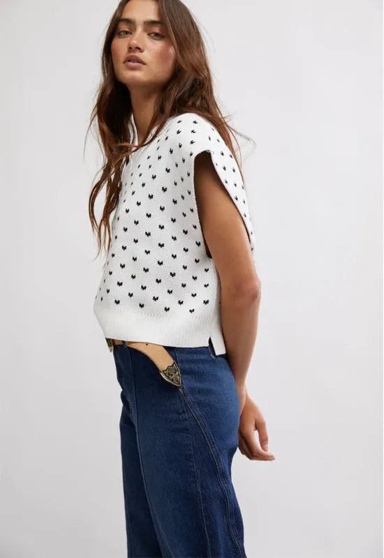 Free People - Easy Street Vest Ivory