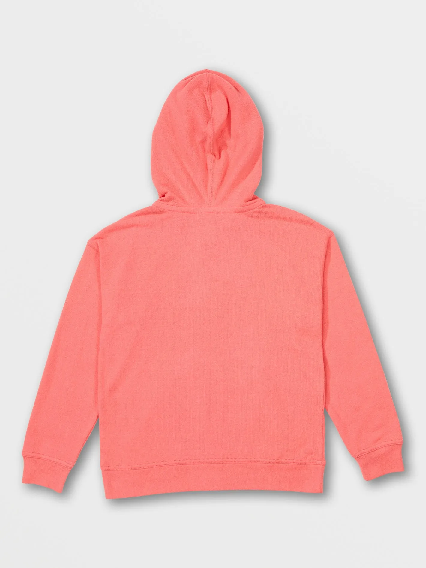 Girls Lived In Lounge Zip Sweatshirt - Electric Coral