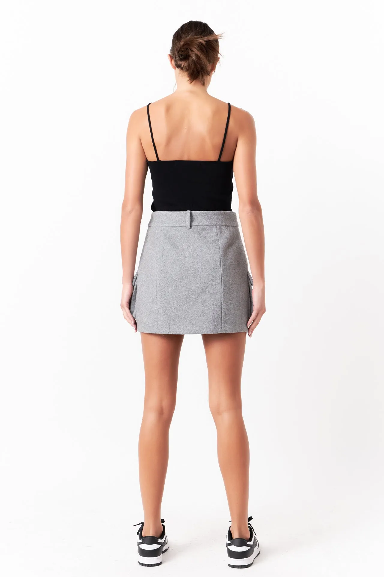 Grey Lab - Wool Cargo Skirt