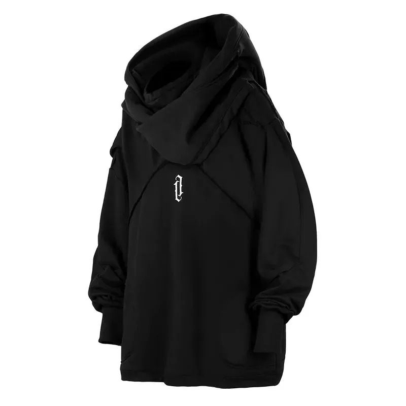 Harajaku Streetwear Cowl Neck Hoodie