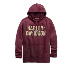 Harley-Davidson® Men's Felt Lettering Pullover Hoodie - 99180-19VM