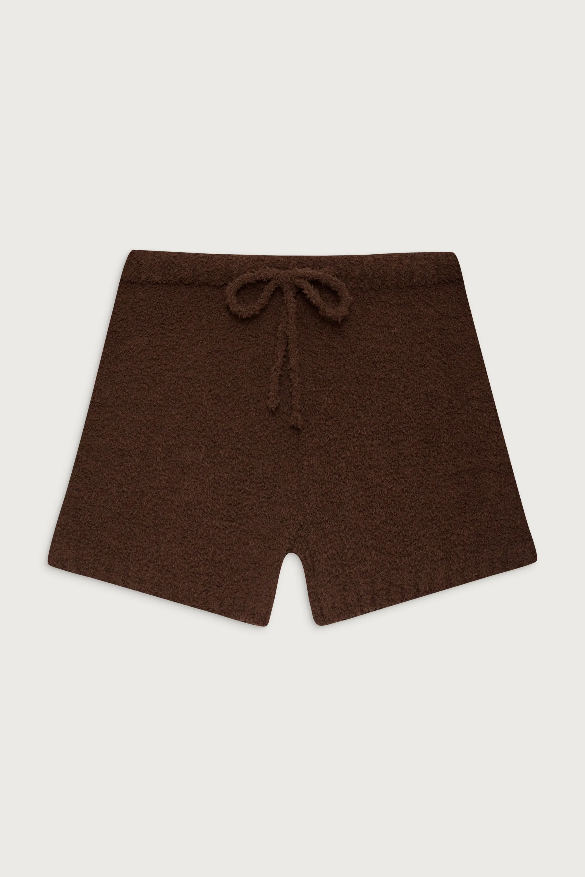 Harlowe Fuzzy Mini Short - Chocolate Lily