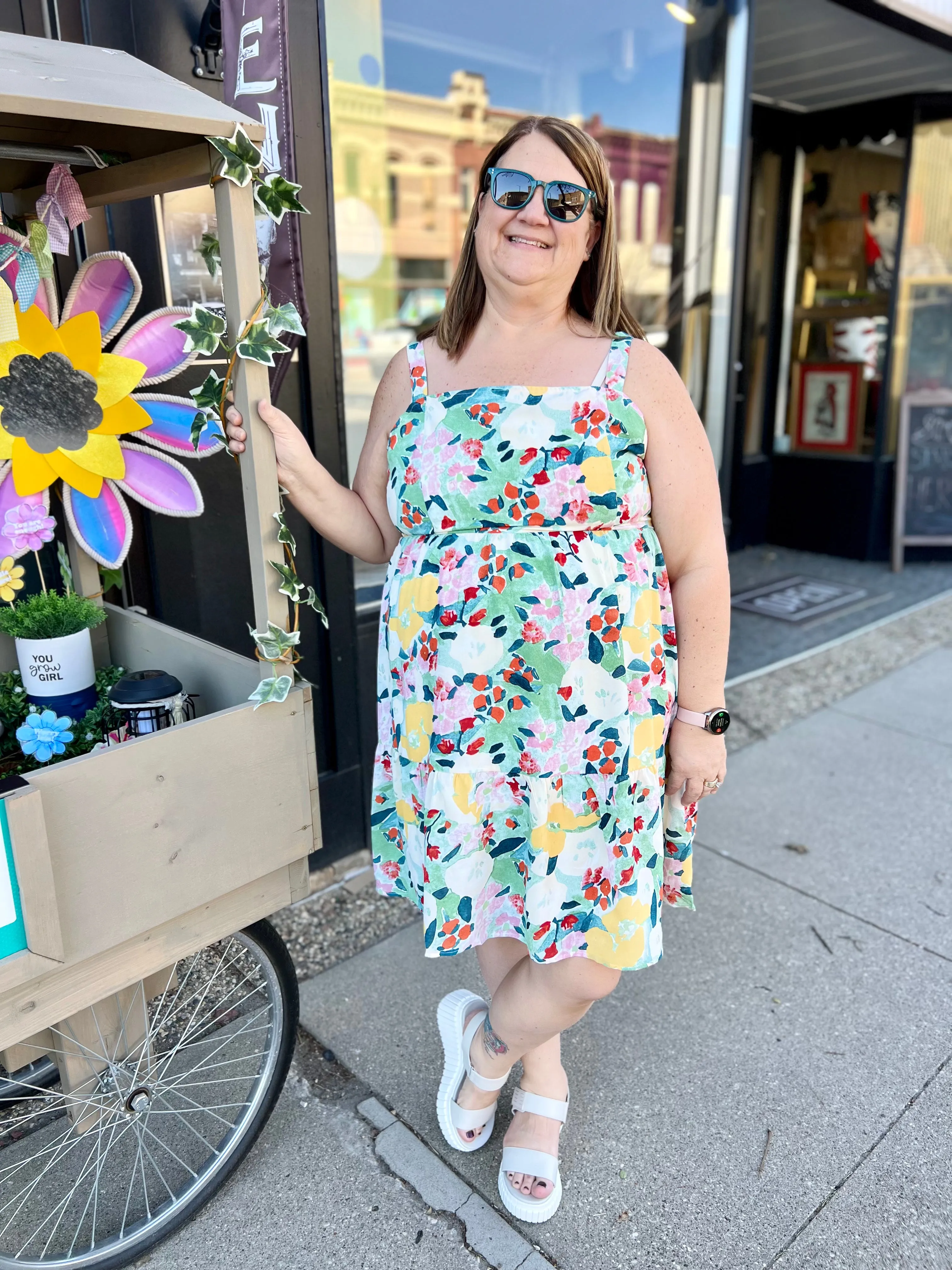 Hazel Printed Summer Dress