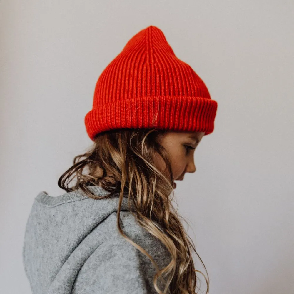 Hvid - Beanie - 100% Merino wool - For you & mini