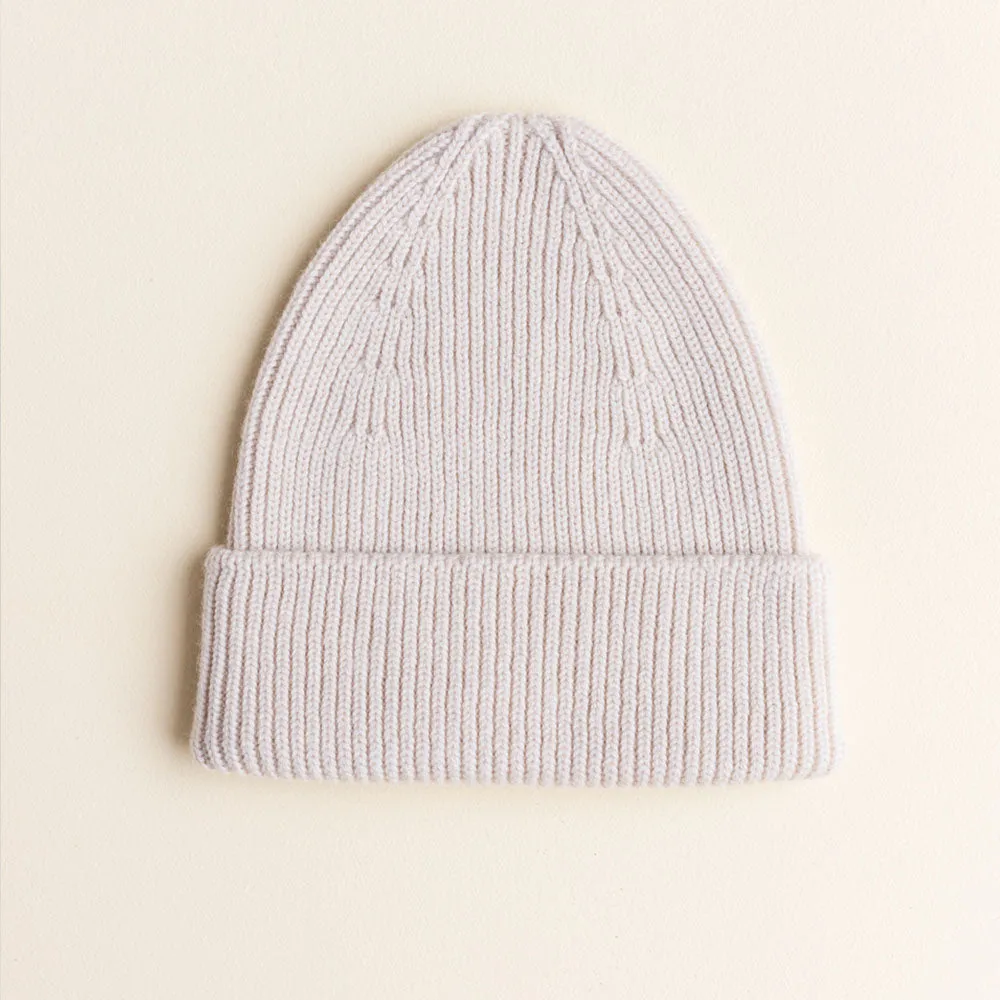 Hvid - Beanie - 100% Merino wool - For you & mini