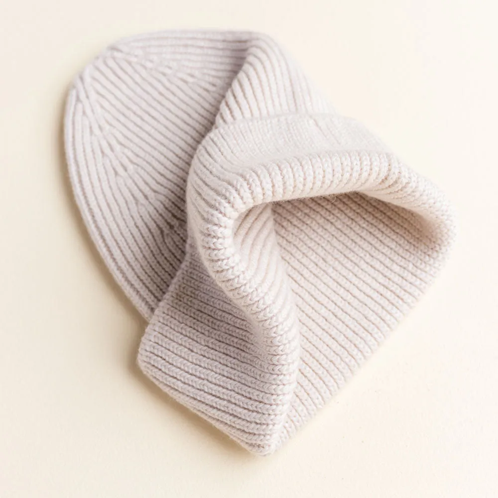 Hvid - Beanie - 100% Merino wool - For you & mini