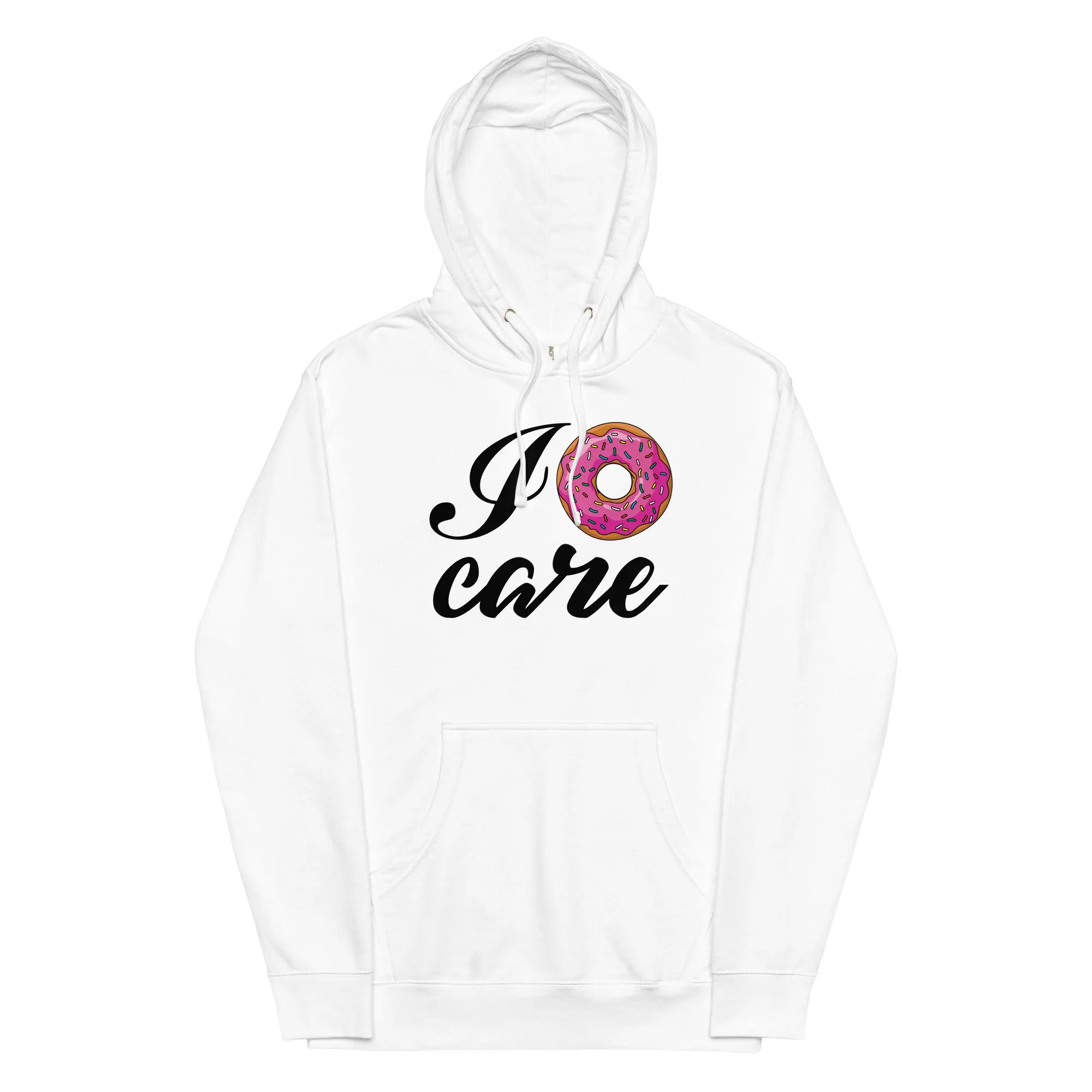 I DONUT CARE UNISEX HOODIE