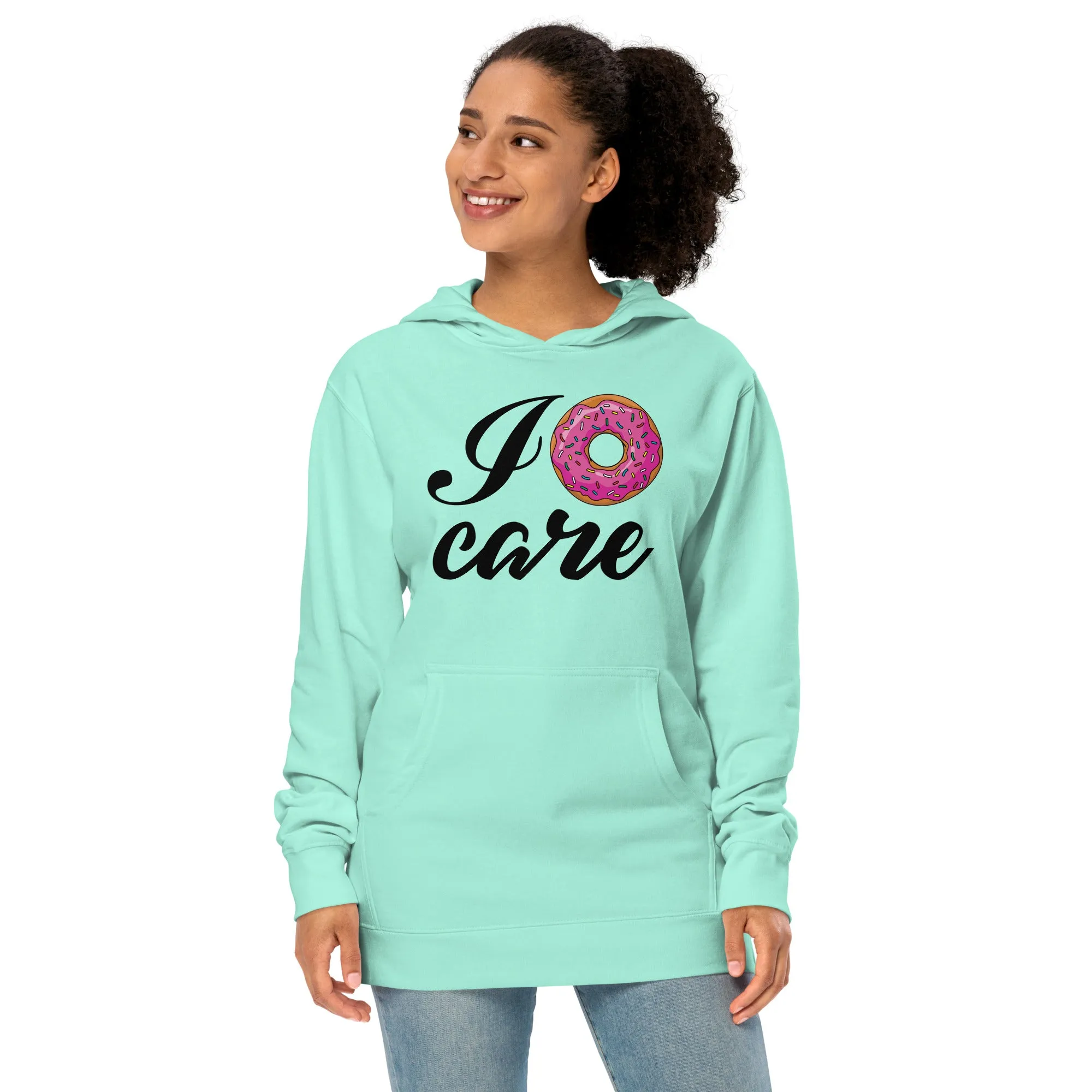 I DONUT CARE UNISEX HOODIE