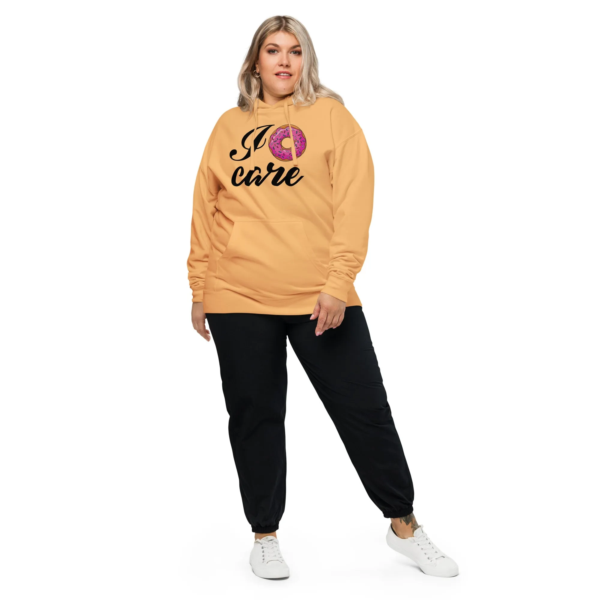 I DONUT CARE UNISEX HOODIE