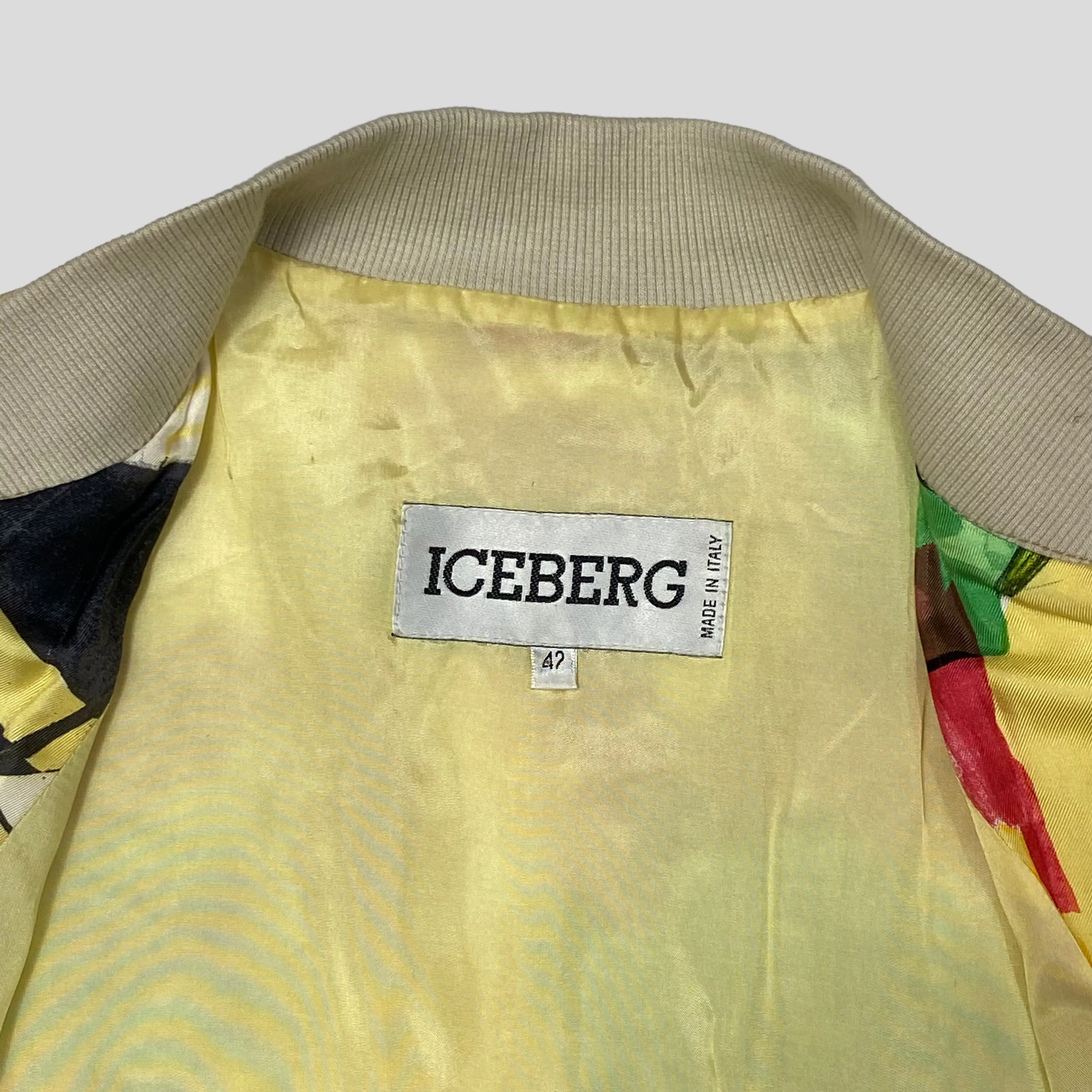 Iceberg 1992 Don’t Drug Out Silk Bomber - S/M