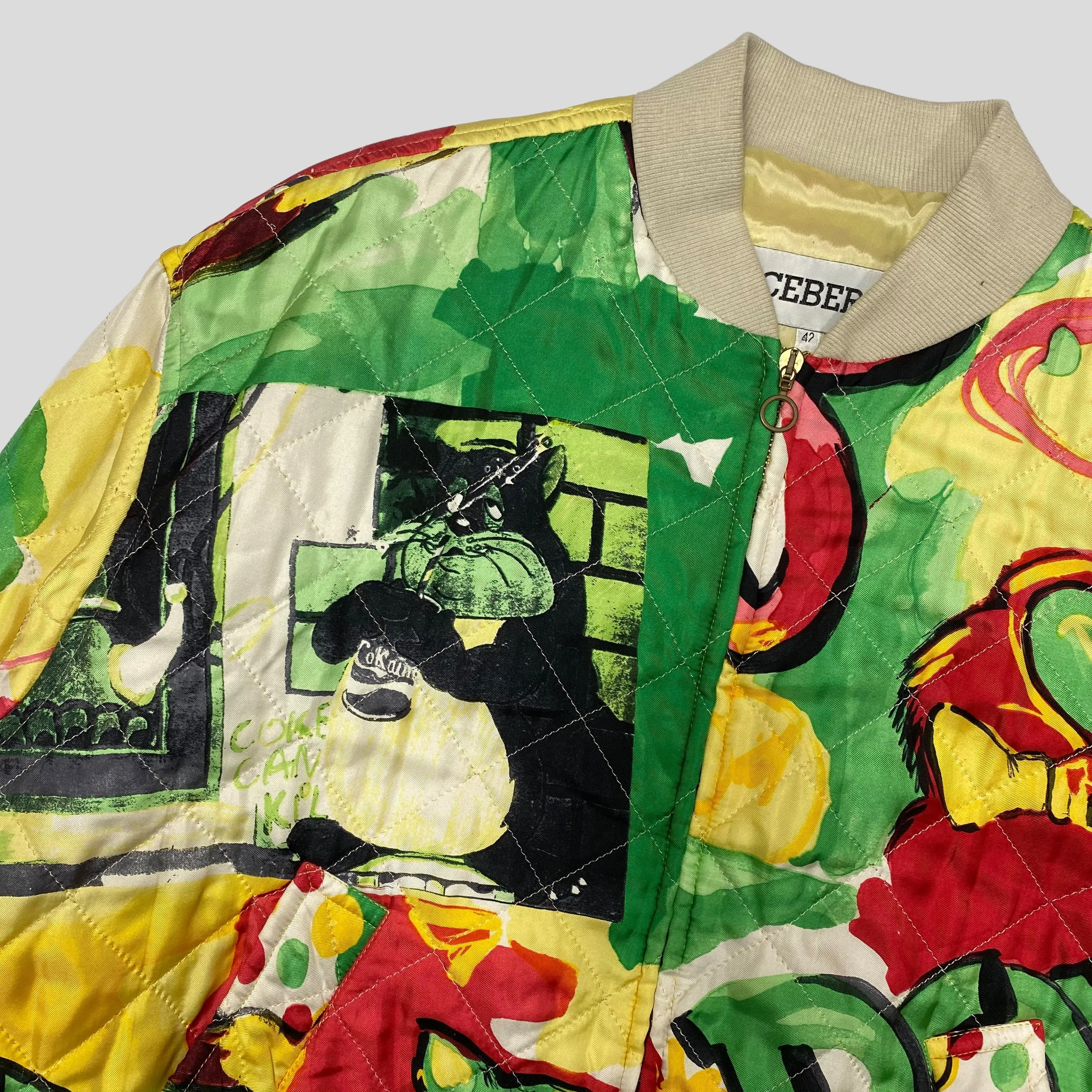 Iceberg 1992 Don’t Drug Out Silk Bomber - S/M