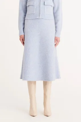 Ilona Wool Skirt - Sky