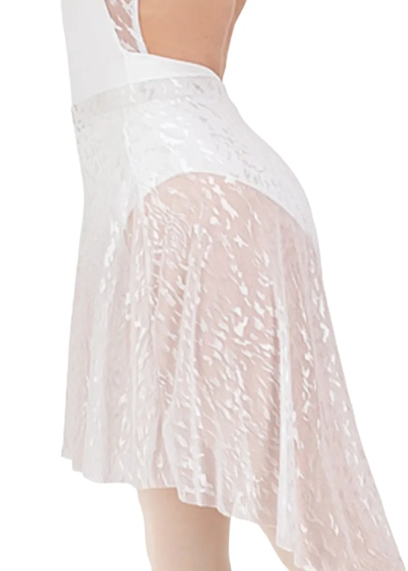 Impression Mesh High-Low Pull-On Skirt