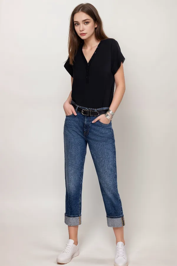 Johnny Was Barcelona Boyfriend Jeans JW1013NB116