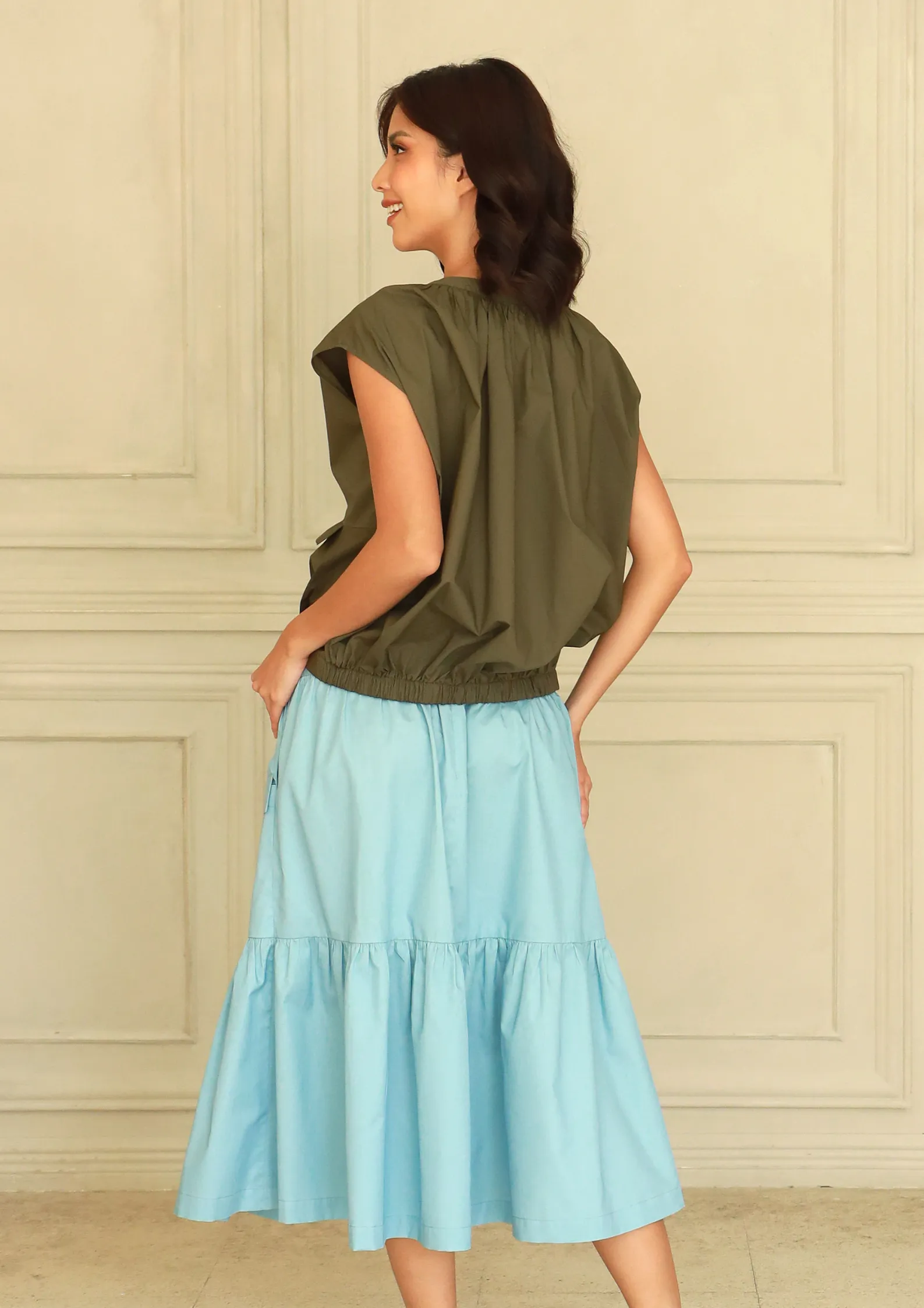 Judy Poplin Skirt