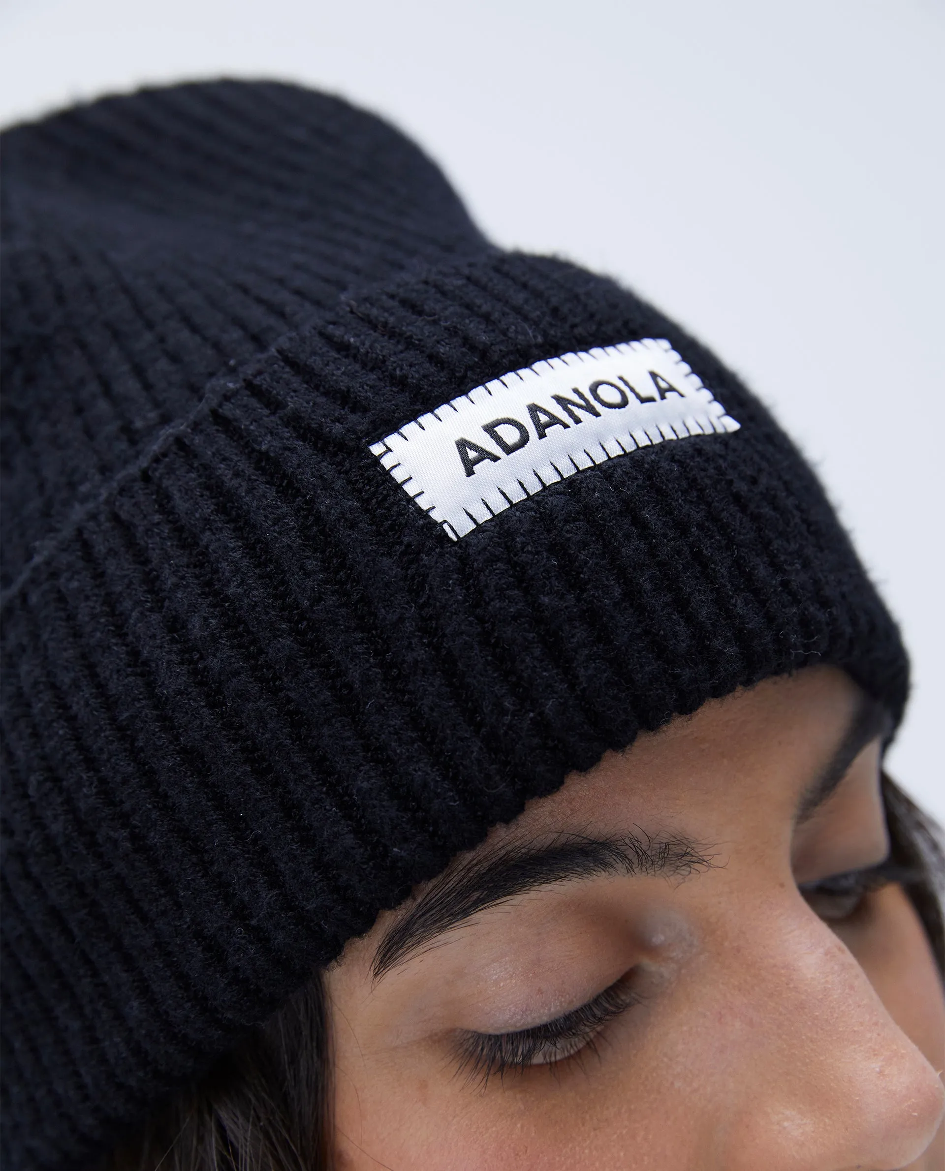 Knit Beanie - Black