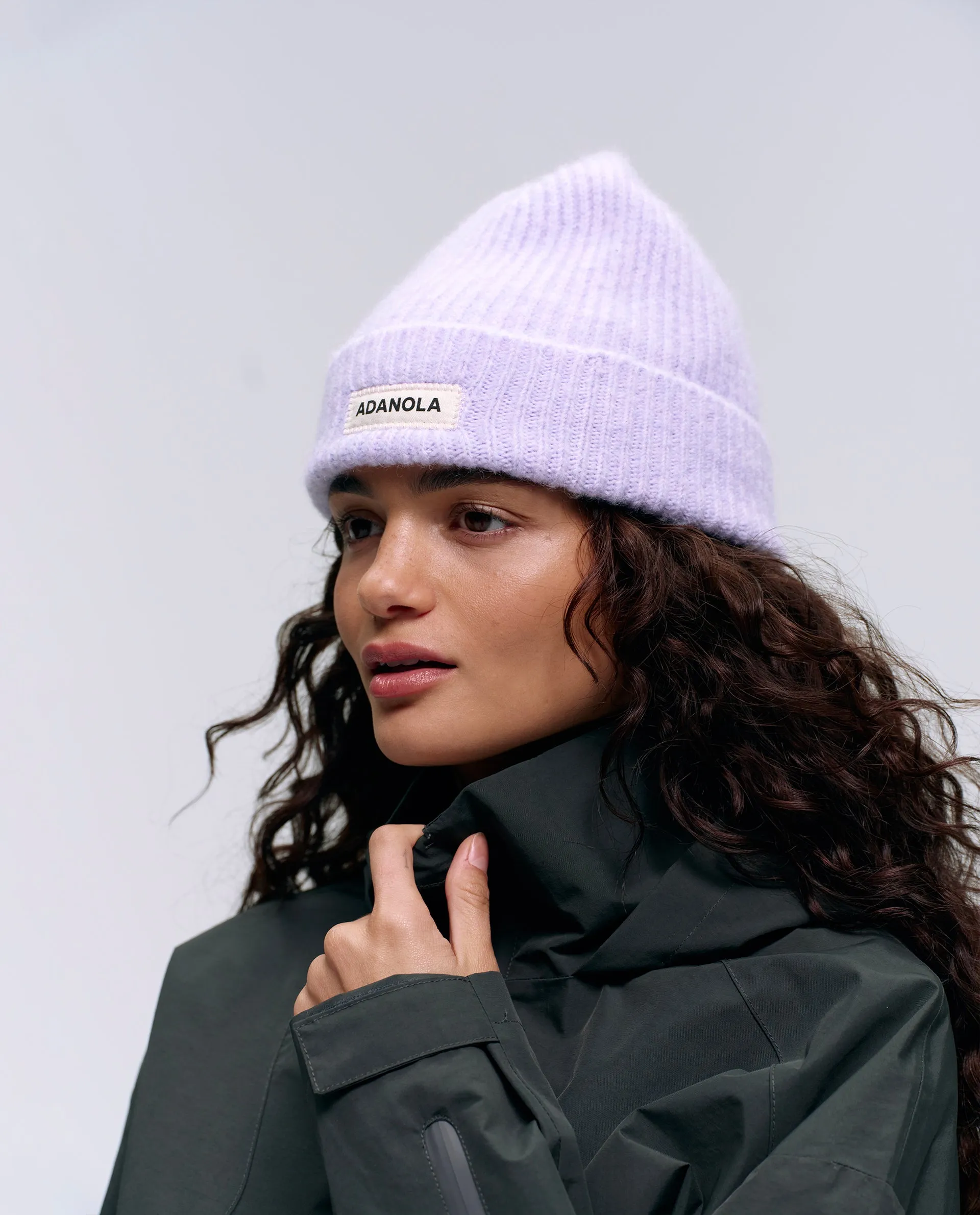 Knit Beanie - Lilac