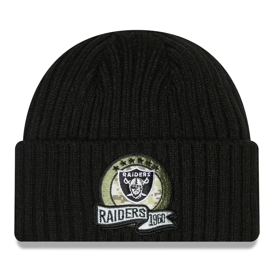 Las Vegas Raiders 2022 Salute to Service Knit Beanie