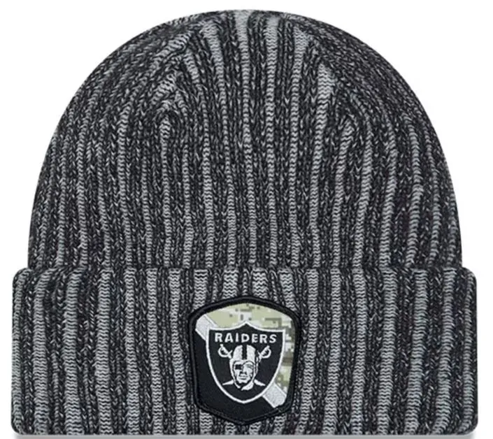 Las Vegas Raiders Solute to Service Beanie