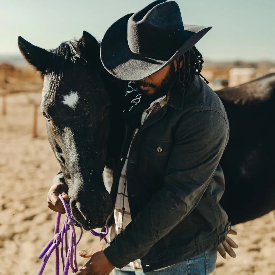 Legends Black Wax Canvas Rider Coat