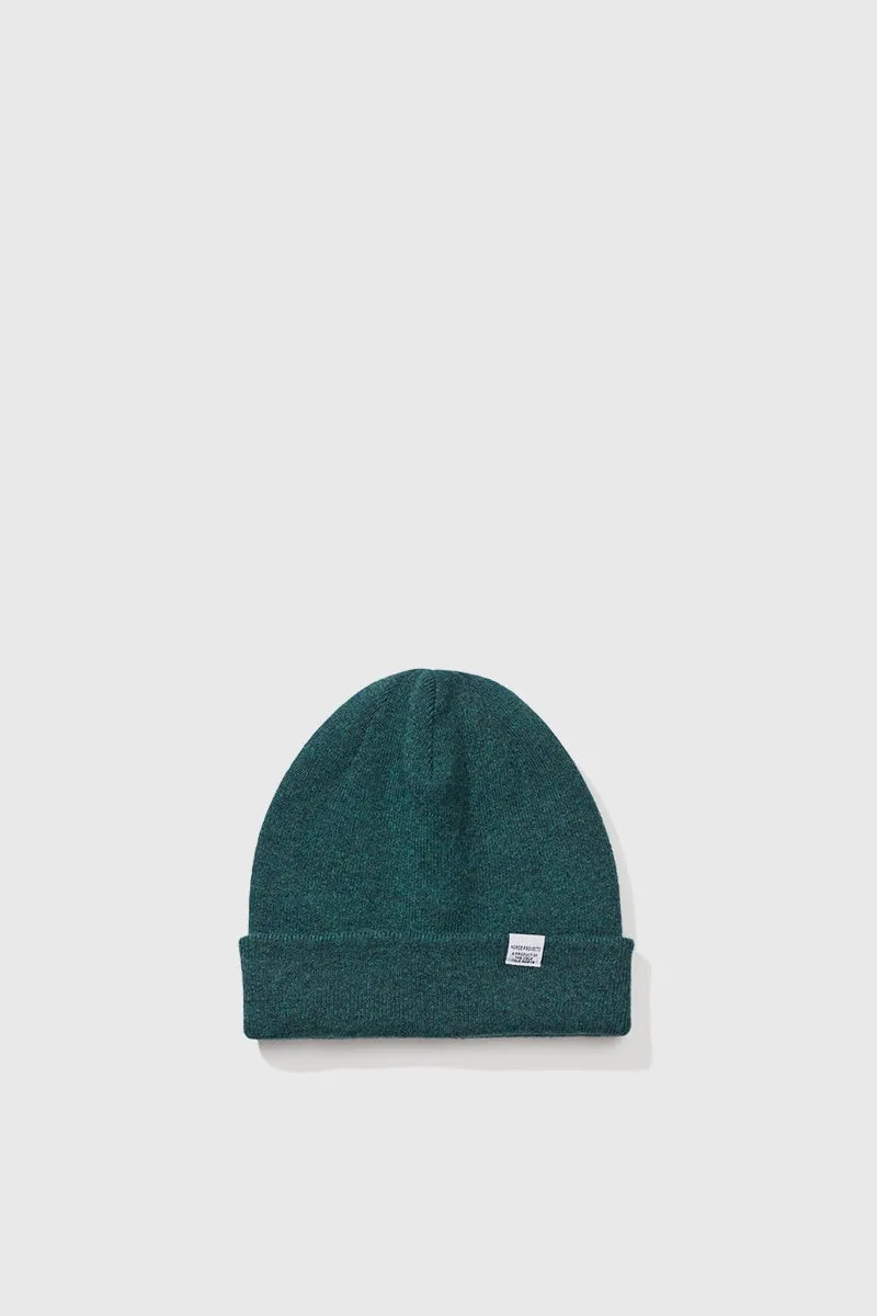 Light Wool Beanie - Dartmouth Green