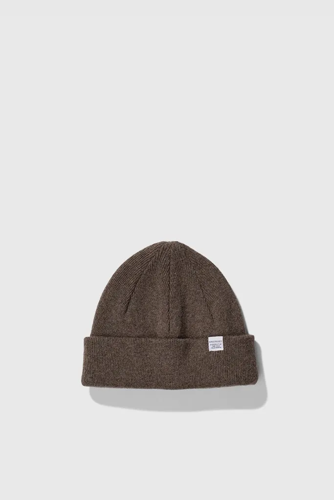 Light Wool Beanie - Ivy Green