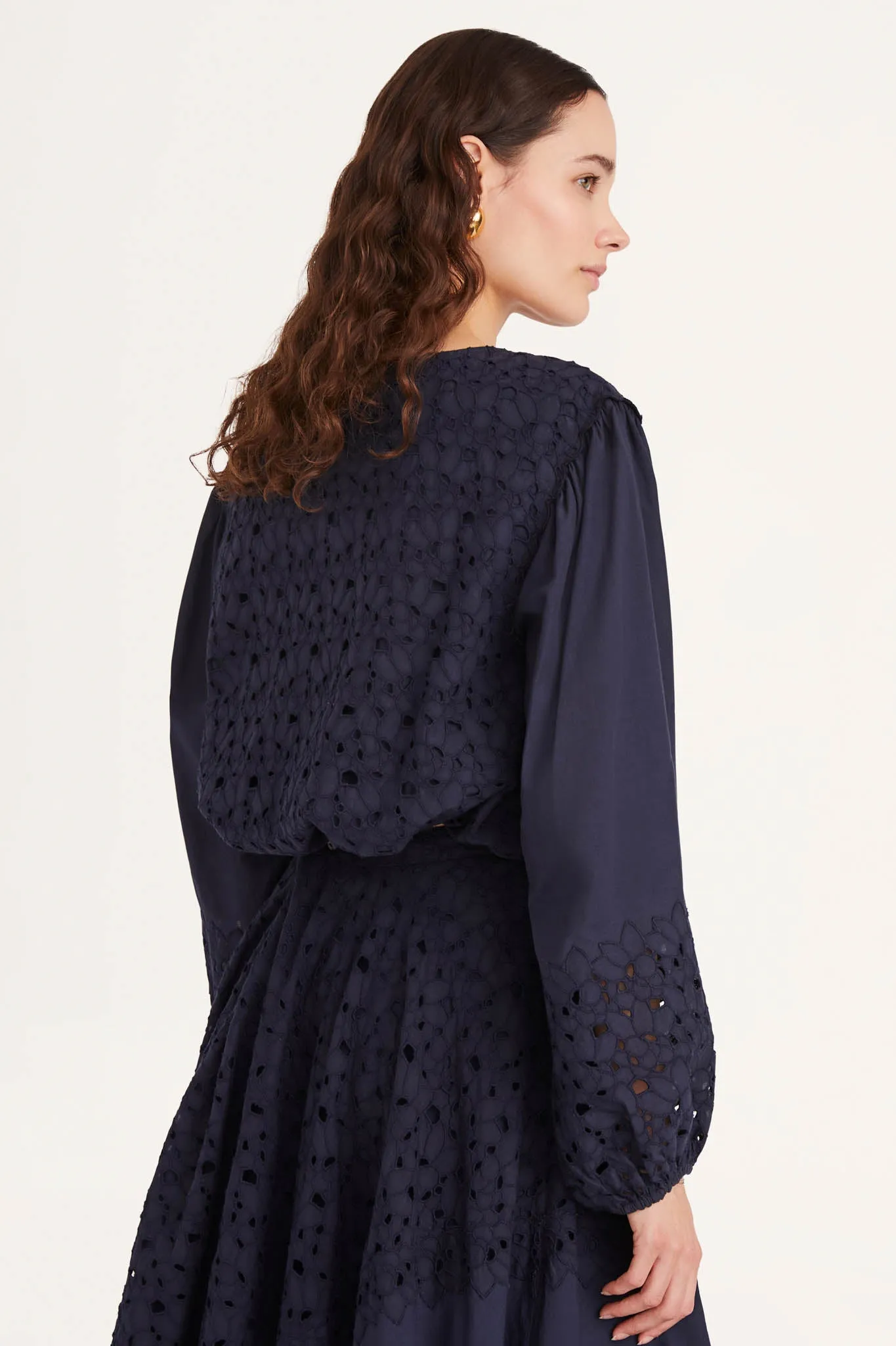 Linden Top in Navy