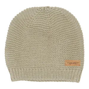 Little Dutch Baby Hat Knit Size 1 0-6M | Olive