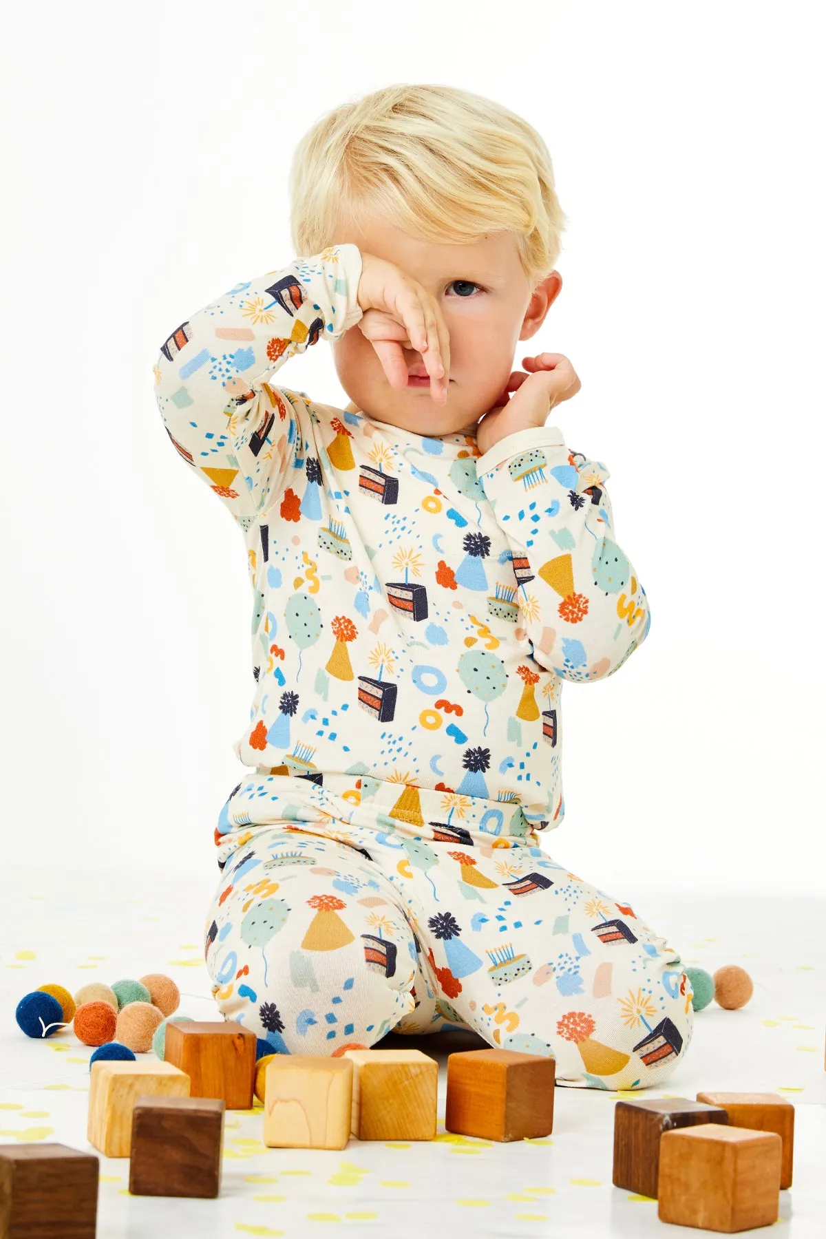 Long Sleeve Pajama Set - Birthday