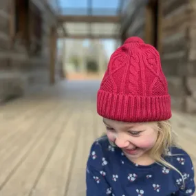 Maroon Maddy Knit Hat