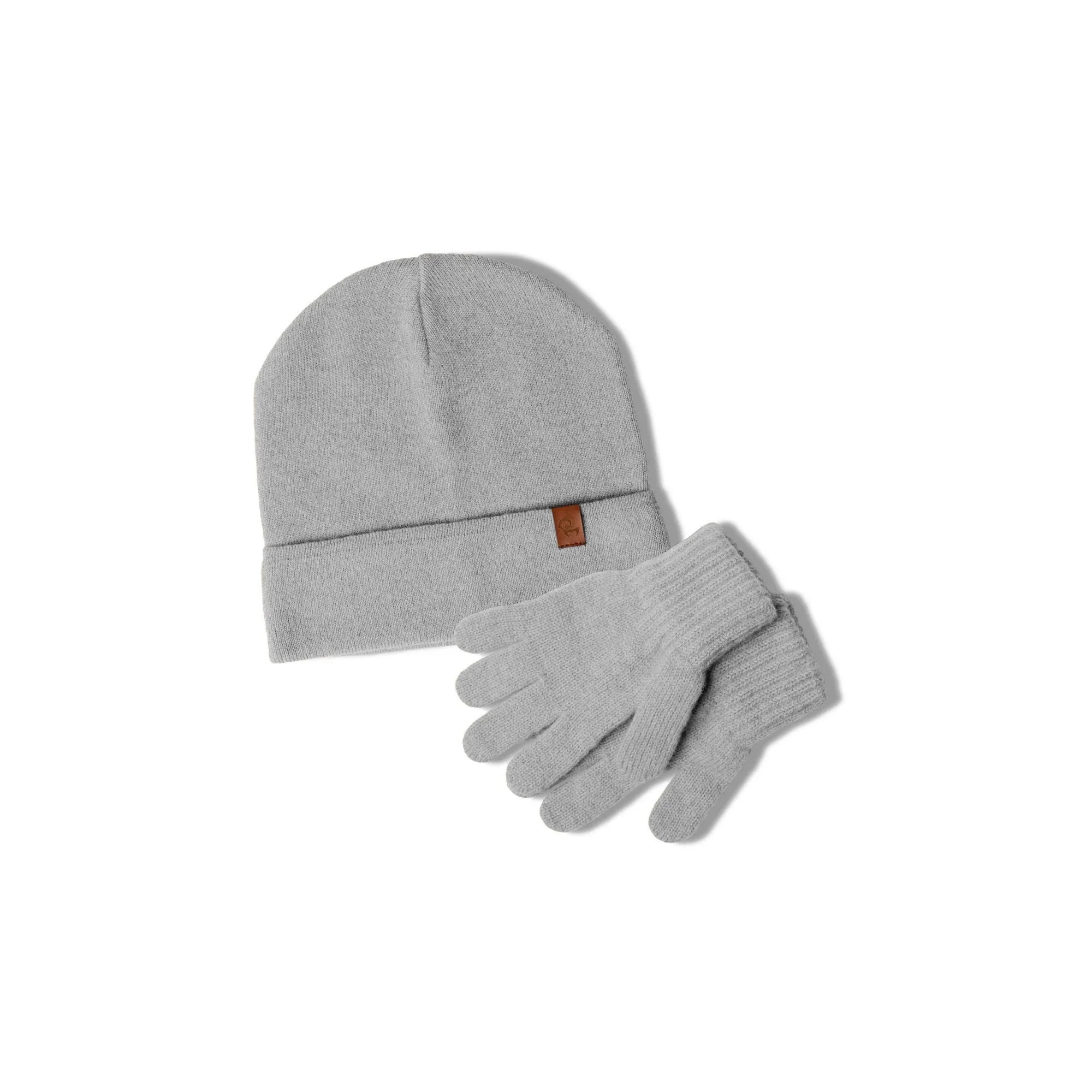 MENIQUE Knit Beanie & Gloves 2-Piece