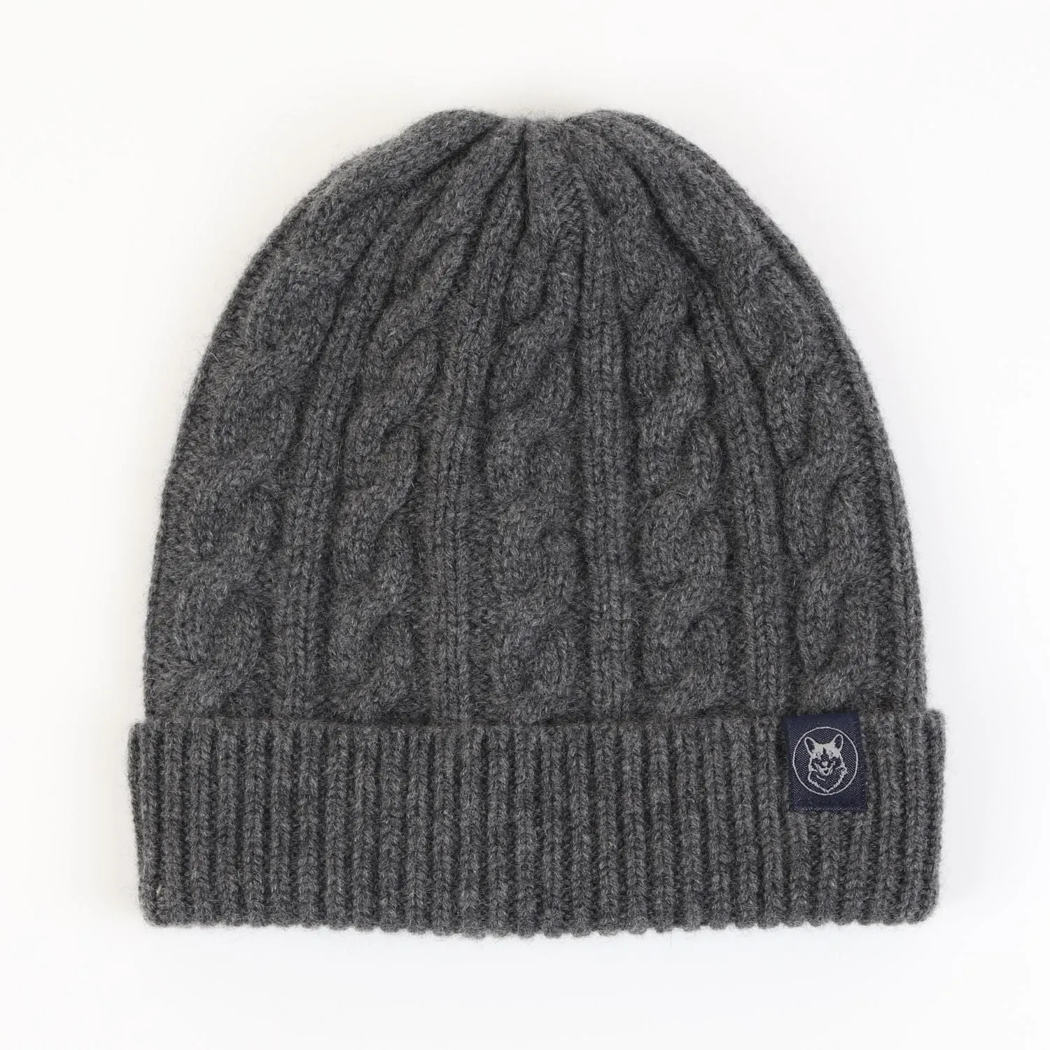 Men's Cable Knit Cashmere Beanie