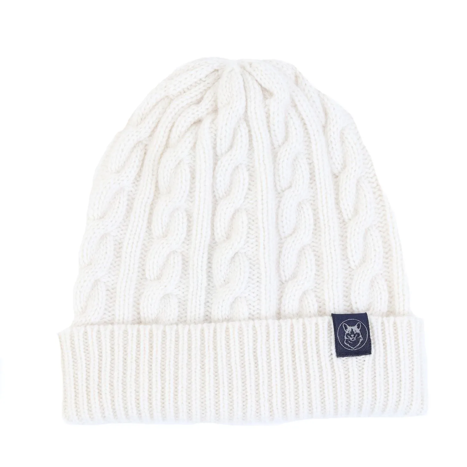 Men's Cable Knit Cashmere Beanie