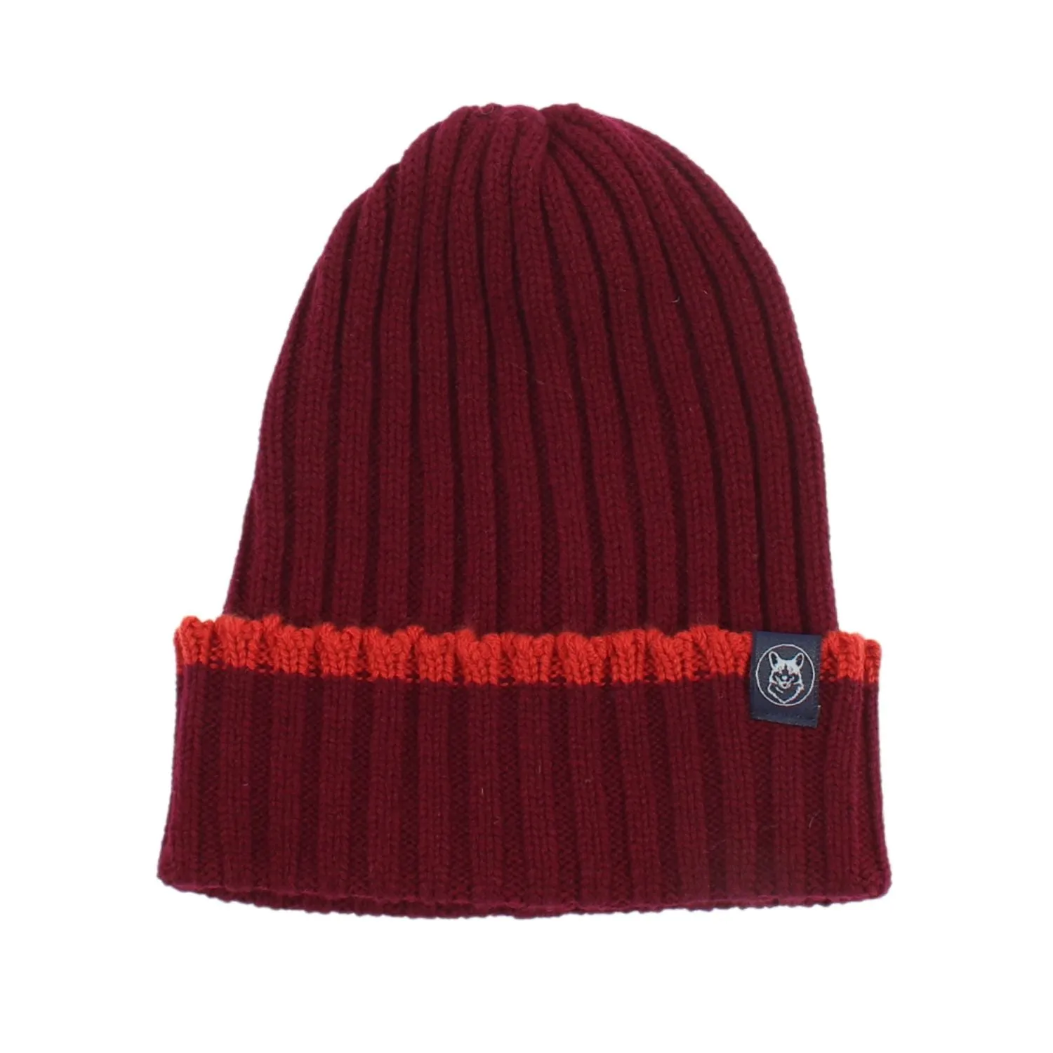 Men's Cashmere Contrast Tip Beanie