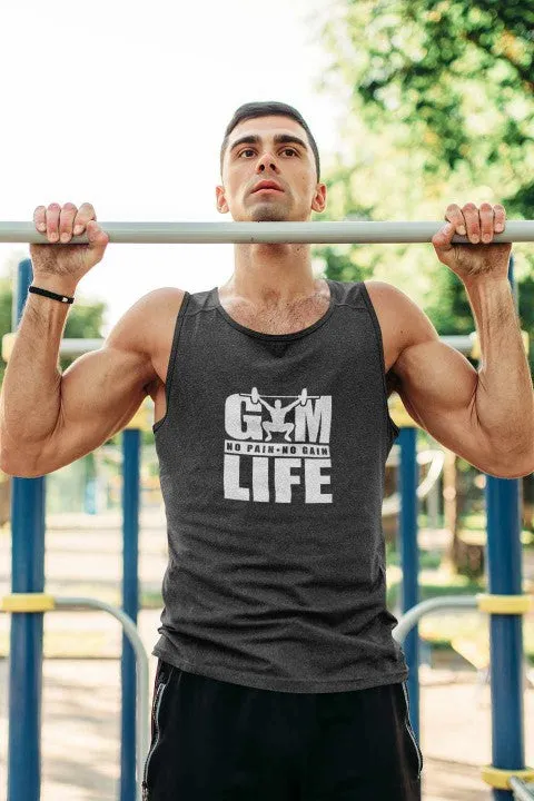 Mens Vest Tops |  'Gym Life'