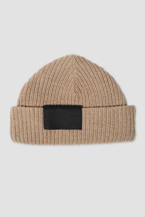 Merino Skully Beanie - Ash Brown