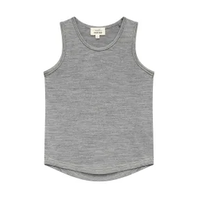 Merino Tank, Grey Marle