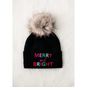 Merry & Bright Knit Pom Hat