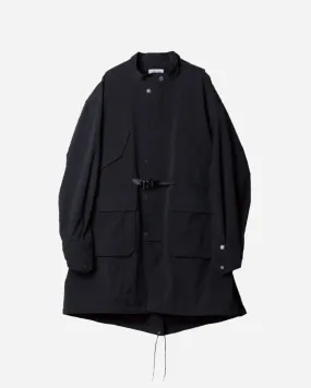 MICROFIBER TWILL MODS COAT .10【BLACK】