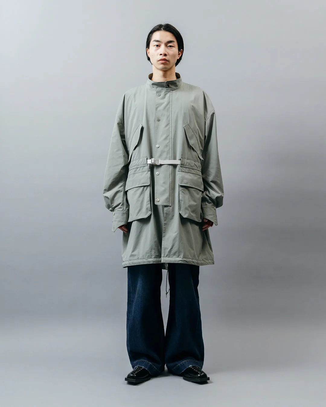 MICROFIBER TWILL MODS COAT .10【ICE GREEN】